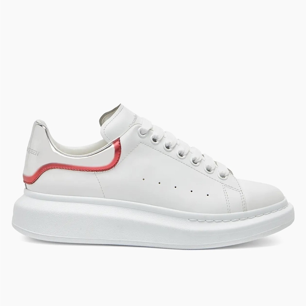 New Alexander McQueen Men’s Leather Low-Top Sneakers size 46 US 13